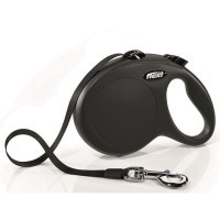 flexi рулетка New Classic L (до 50 кг) лента 5 м черная