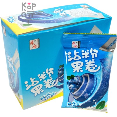 Жевательные конфеты Benhefood Fruit Roll Фруктовый рулетик со вкусом Черники