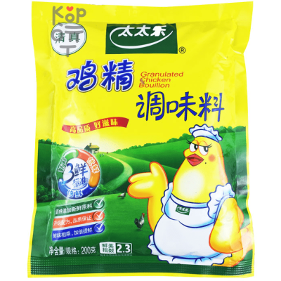 Приправа Саньсянь Granulated Chicken Bouillon - Гранулированный Куриный бульон в порошке, 200гр.
