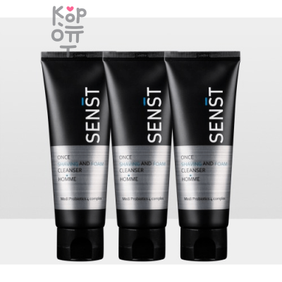 Medi Flower Foam Cleanser Homme &amp; Senst Once Shaving - Пена мужская для бритья и умывания 120 мл