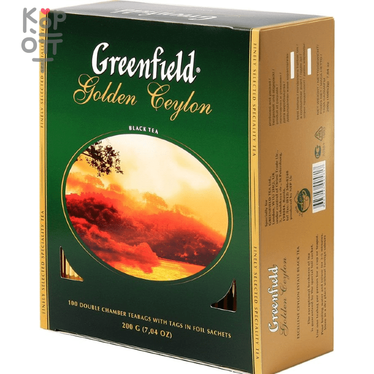 Greenfield Golden Ceylon - Чай чёрный В пакетиках Голден Цейлон по цене ...