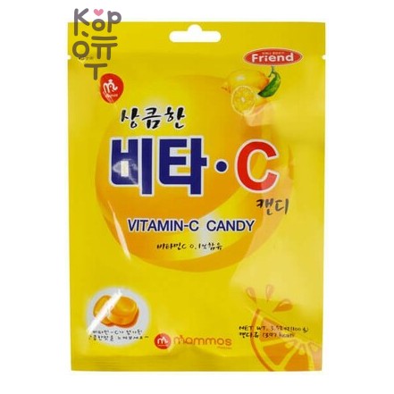 Mammos Vitamin C Candy - Карамель витамин С, 100 г