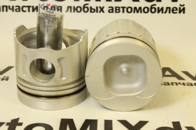 Поршни двигателя 6BD1T ALFIN 39667A 1-12111-325-1 квадрат 2 клапана L-98 мм STD (к-т 6шт) IZUMI Red