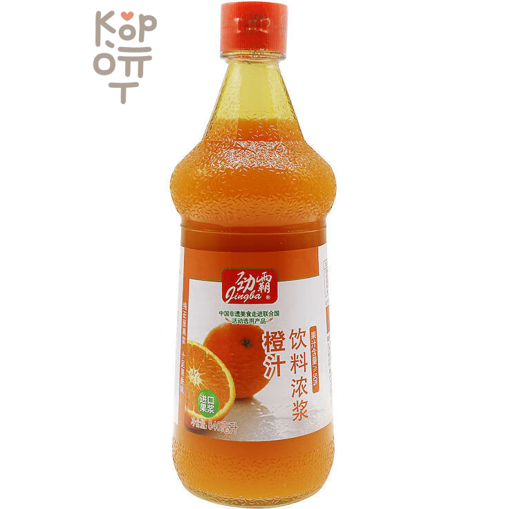 Qingba Orange Juice - Концентрированный апельсиновый сок, 840мл.