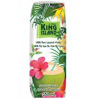King Island Вода кокосовая 100%, без сахара