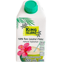 King Island Вода кокосовая 100%, без сахара