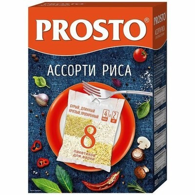 Prosto - Ассорти риса в варочных пакетах 500 г