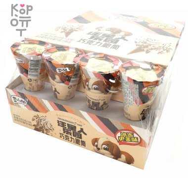 Печенье Chocolate Crispy Cone - Хрустящий рожок с Ванильным кремом — Корейские товары для всей семьи(КорОпт)