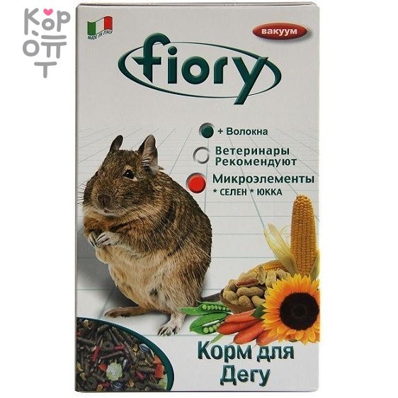 FIORY корм для дегу Deggy 800 г, купить с доставкой на дом фото 1 — Корейские товары для всей семьи(КорОпт)