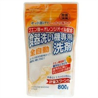 ROCKET SOAP Порошок для автоматических посудомоечных машин с лимонной кислотой и маслом апельсина, 800гр.