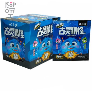 Конфеты Шипучка Popping Candy Boom - Шипучка-взрывашка &quot;Монстр&quot; со вкусами Персика и Лайма — Корейские товары для всей семьи(КорОпт)