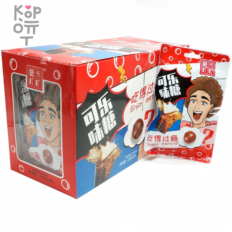 Кислая освежающая карамель Extremely Sour Candy - Экстремально кисло(Я плакал) со вкусом Колы, купить с доставкой на дом фото 1 &mdash; Корейские товары для всей семьи(КорОпт)