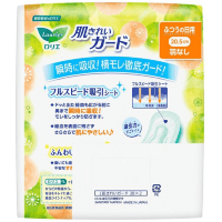 Kao Laurier Hada Kirei Guard Sanitary Pads - Дневные гигиенические прокладки, без крылышек 28шт.*2уп. (20,5см.)