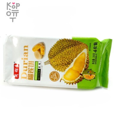 Торт с Дурианом, Durian Cake Selected с чистым фруктовым ароматом, 200гр. — Корейские товары для всей семьи(КорОпт)