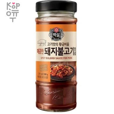 CJ Beksul Spicy Bulgogi Sauce for Pork - Соус-маринад Бульгоги для свинины, острый &mdash; Корейские товары для всей семьи(КорОпт)