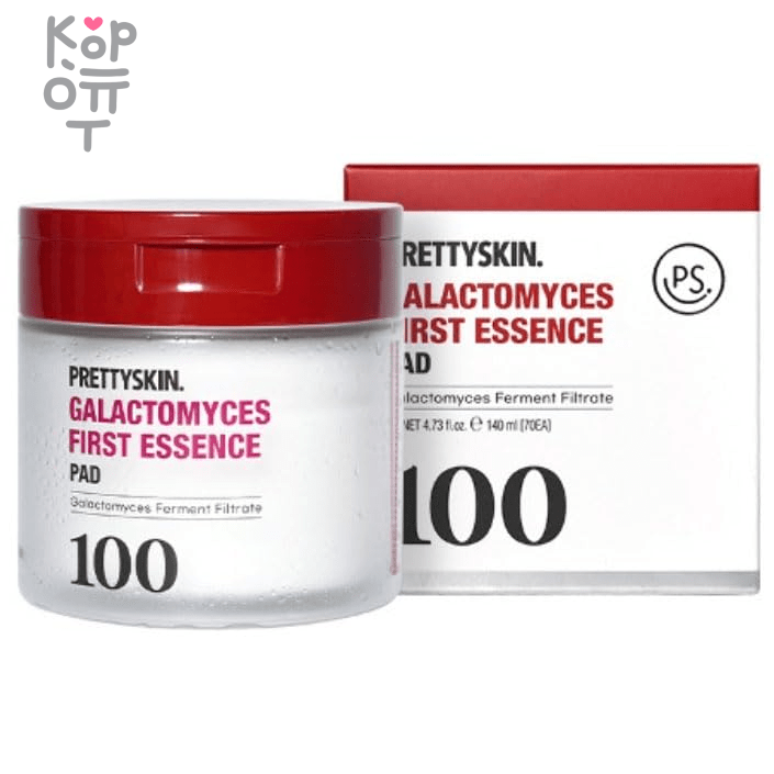 Pretty Skin Galactomyces First Essence Pad - Освежающие пэды-эссенция с Галактомисисом 140мл./70шт., купить с доставкой на дом фото 1 — Корейские товары для всей семьи(КорОпт)