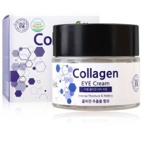Ekel Collagen Eye Cream Крем для кожи вокруг глаз увлажняющий с гидролизованным коллагеном, для всех типов кожи, 70мл.