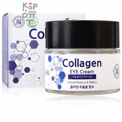 Ekel Collagen Eye Cream Крем для кожи вокруг глаз увлажняющий с гидролизованным коллагеном, для всех типов кожи, 70мл.