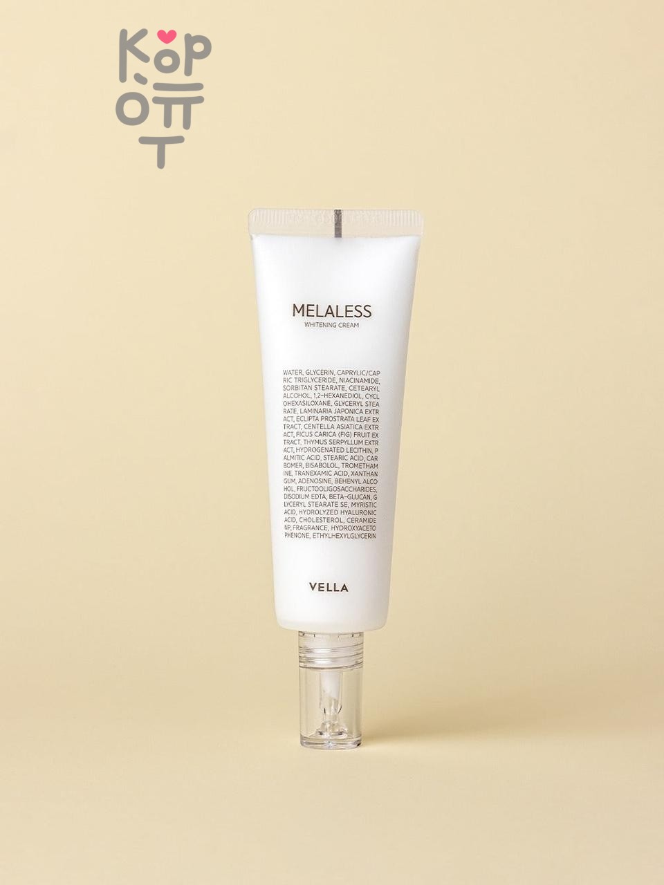 VELLA Melaless Whitening Cream - Антивозрастной крем против веснушек и пигментных пятен 50 мл