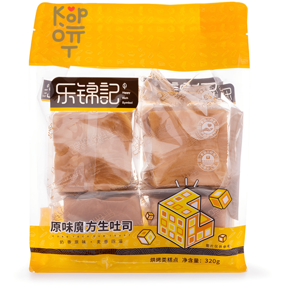 LEJINJI Cube Toast - Sweet Bread - китайский десерт Кубические тосты - сладкий хлеб, 320гр.
