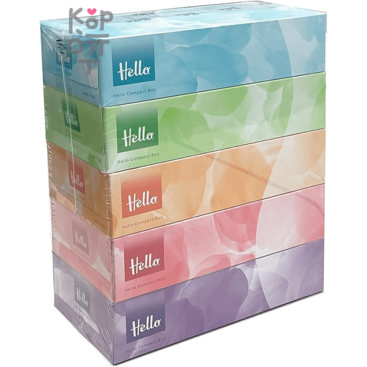 Gold Hond Ye Paper Breeze Compact Box - Салфетки бумажные мягкие двухслойные 150шт.*5 коробок.