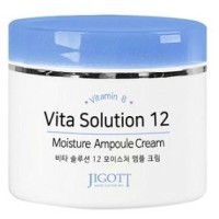 JIGOTT Vita Solution 12 Moisture Ampoule Cream Ампульный увлажняющий крем для лица 100мл.