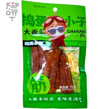 Снэк Enjoy Fighting - Непослушный мальчик Damian Jin, Острые палочки с кунжутом, 72гр. — Корейские товары для всей семьи(КорОпт)