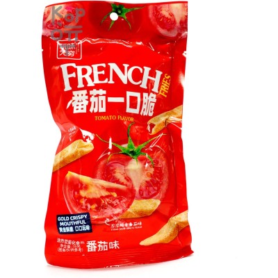 Чипсы Gold Crispy Moutheful French Fries - Французский картофель фри с томатным вкусом, 28гр.