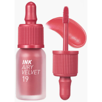 Peripera Ink Airy Velvet #07 Heart Grapefruit - Матовая помада-тинт в оттенке грейпфрута 4 г