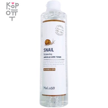 Meloso Snail Balancing Toner - Восстанавливающий тонер с муцином улитки, 300мл.   — Корейские товары для всей семьи(КорОпт)