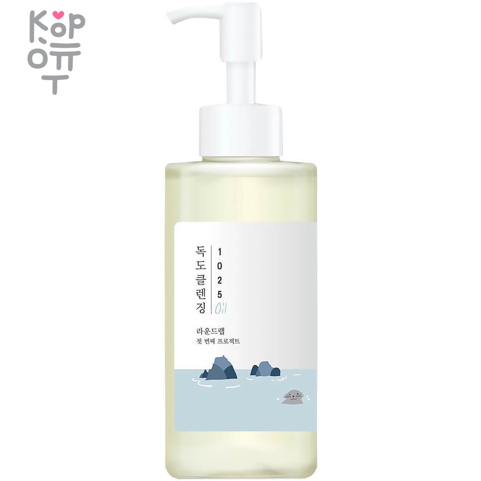 Round Lab 1025 Dokdo Cleansing Oil - Гидрофильное очищающее масло 200мл., купить с доставкой на дом фото 1 — Корейские товары для всей семьи(КорОпт)