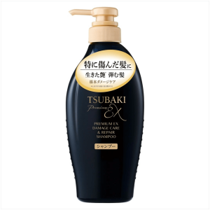 SHISEIDO TSUBAKI Premium Ex Damage Care &amp; Repair Shampoo - Интенсивный восстанавливающий шампунь для волос с Маслом Камелии 450мл.