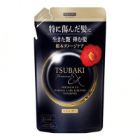 SHISEIDO TSUBAKI Premium Ex Damage Care & Repair Shampoo - Интенсивный восстанавливающий шампунь для волос с Маслом Камелии, 450 мл