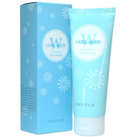Enough W Collagen Pure Shining Foam Cleansing - Очищающая пенка с Морским Коллагеном, 100мл.