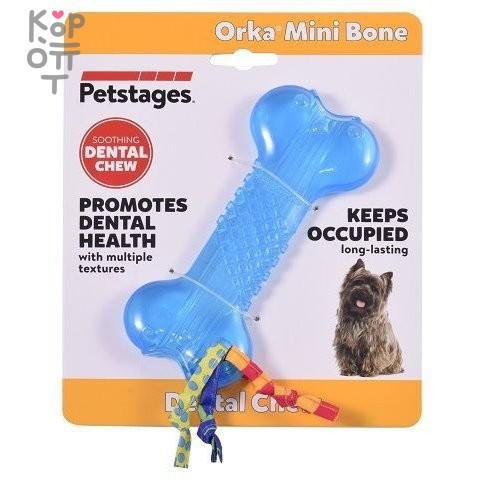 Petstages игрушка для собак Mini 'ОРКА косточка' 10 см фото 1 &mdash; Корейские товары для всей семьи(КорОпт)