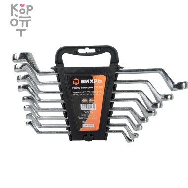 Вихрь - 	Набор накидных ключей 8 шт. 6 - 22 — Корейские товары для всей семьи(КорОпт)