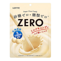 Lotte Zero Milk Candy Bag - Молочное драже, без сахара, 50 г