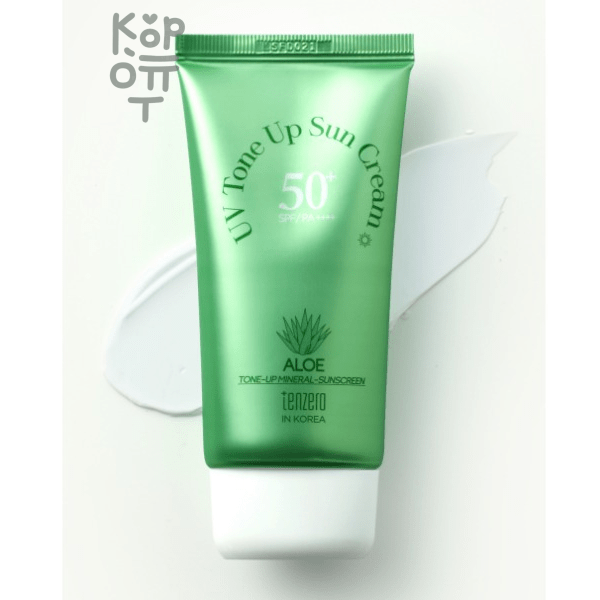 Tenzero Aloe UV Tone-Up Sun Cream - Крем солнцезащитный с экстрактом Алоэ 70мл.