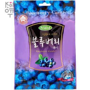 Mammos Blueberry Candy - Карамель Черника 80гр. — Корейские товары для всей семьи(КорОпт)