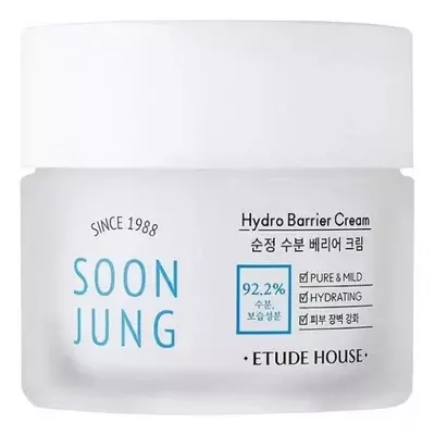 Etude Soon Jung Hydro Barrier Cream - Увлажняющий крем для интенсивной защиты и снятия раздражения кожи лица 75 мл