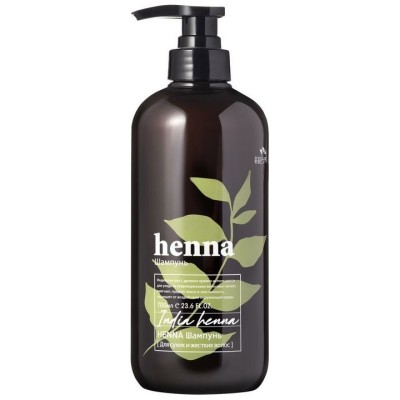 Ecopure Henna Hair Shampoo — Шампунь для волос с хной, 700 миллилитров, 700 г
