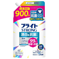 LION "Bright STRONG" - Гель-отбеливатель кислородный "Супер яркость" (для стойких загрязнений, с антибактериальным эффектом).