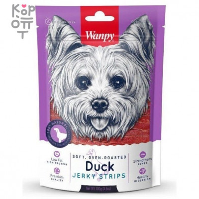 Wanpy Dog утиная соломка 100 г
