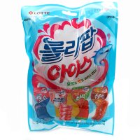 Lotte Lollipop ice candy - Детские леденцы на палочке мороженное, с фруктовыми вкусами, (12шт.)132гр.