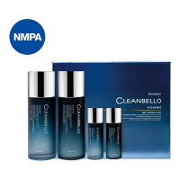 Deoproce Cleanbello Homme Anti-Wrinkle Set - Набор уходовых средств для мужчин (эмульсия + лосьон), 300 мл