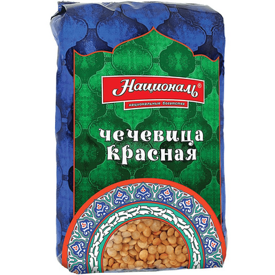 Чечевица красная Националь, 450 г