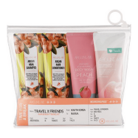 Welcos Around Me Travel X Friends 5set - Дорожный набор для ухода за волосами и телом, 70 г × 4 шт. + 100 г
