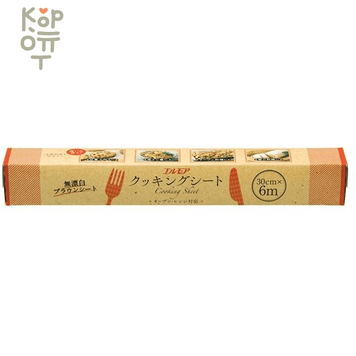 Kami Shodji Пергаментная бумага для выпечки 30см х 6м, купить с доставкой на дом фото 1 — Корейские товары для всей семьи(КорОпт)