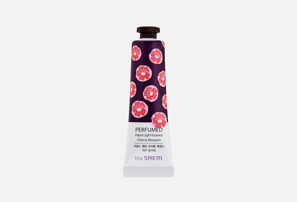The Saem Perfumed Hand Light Essence Cherry Blossom — Лёгкий крем-эссенция для рук «Цветущая вишня», 30 миллилитров