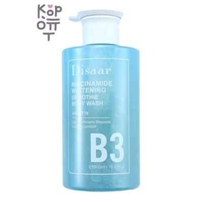 Disaar Niacinamide Whitening Smoothie Body Wash - Гель для душа с ниацинамидом, 500 мл